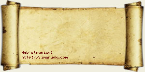 Andjelina Kričak vizit kartica